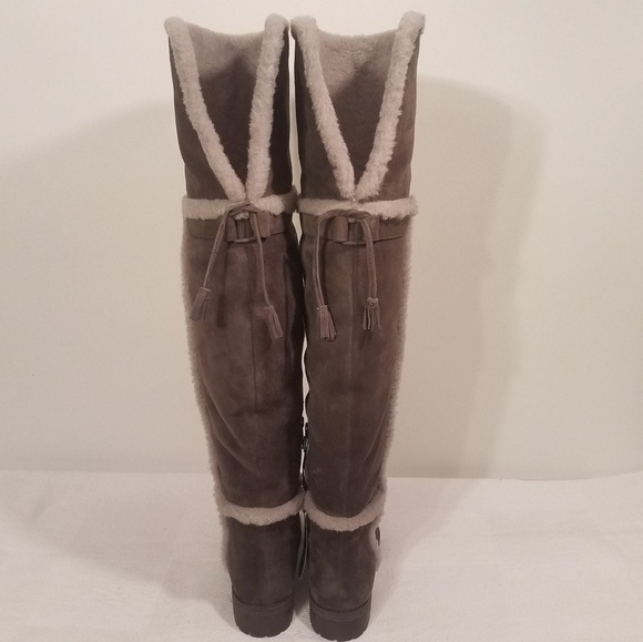 🆕️ FRYE OVER THE KNEE SHEARLING LUXURY BOOTS - Picture 6 of 8